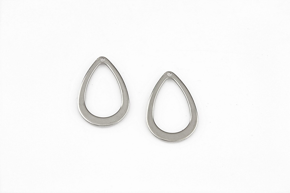 Charm otel inoxidabil 17x11mm