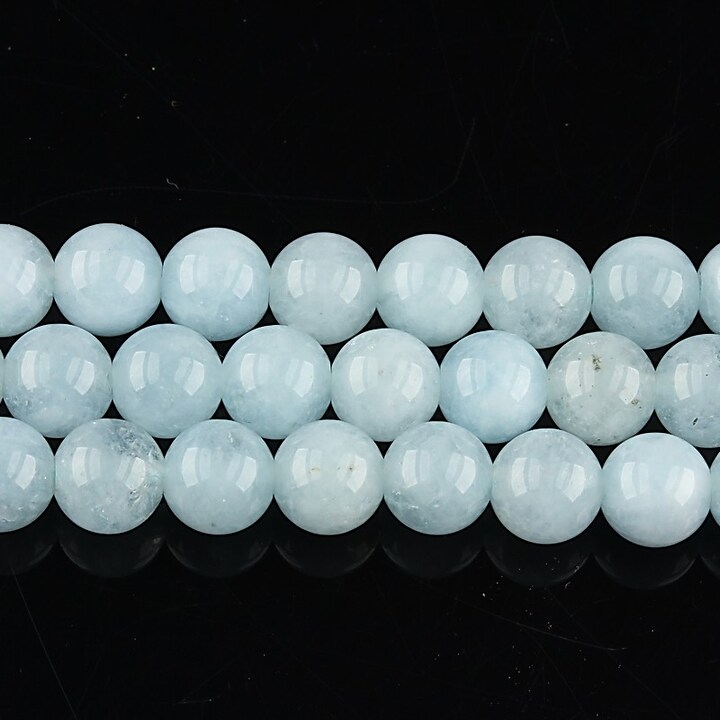 Malaysia Jade albastru deschis sfere 6mm