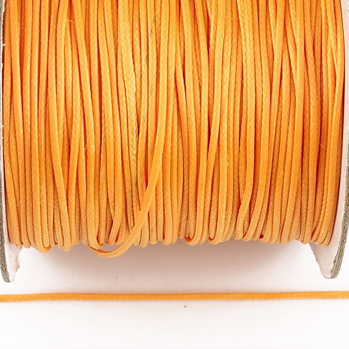 Snur cerat grosime 1mm (10m) - portocaliu deschis