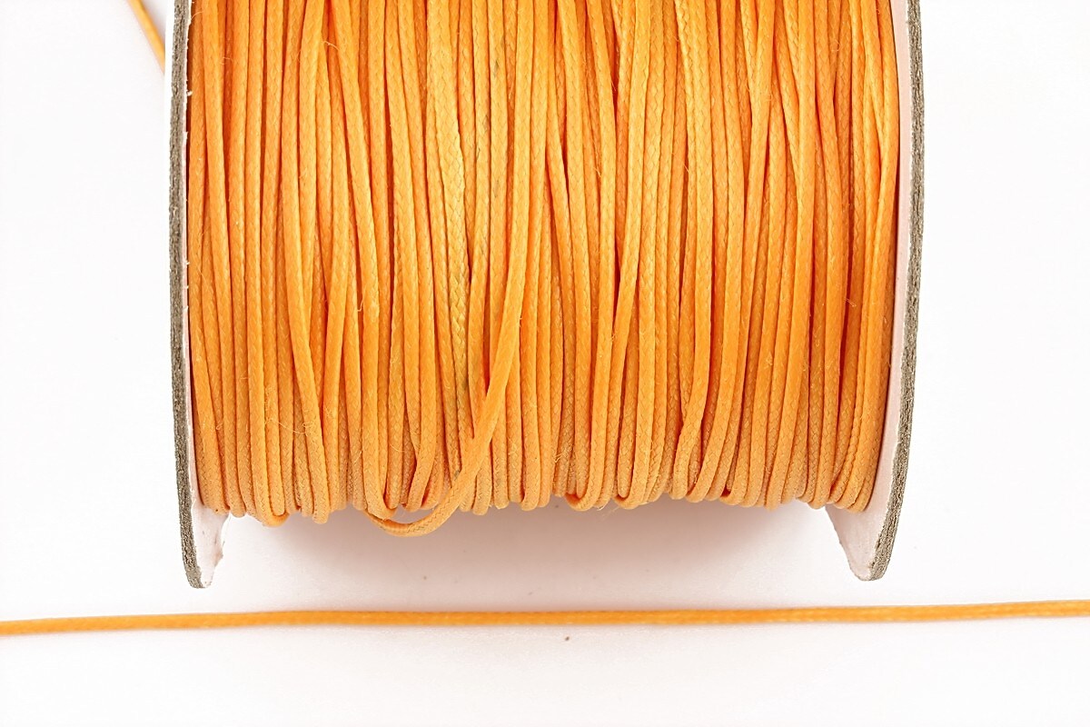 Snur cerat grosime 1mm (10m) - portocaliu deschis