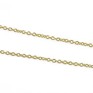 Lant otel inoxidabil 304 auriu, zale 2x1,5x0,4mm (49cm)