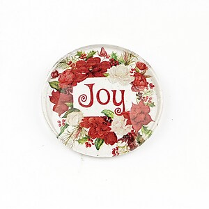 Cabochon sticla 25mm "Christmas" cod 1411
