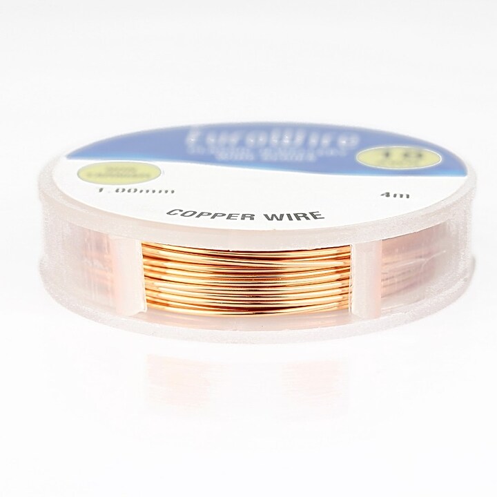 Sarma de modelaj cupru Copper, Non Tarnish, grosime 1mm, rola 4m