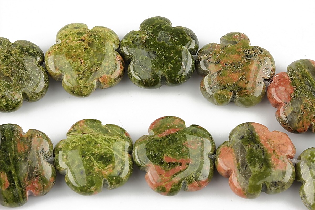 Unakite floare 16mm