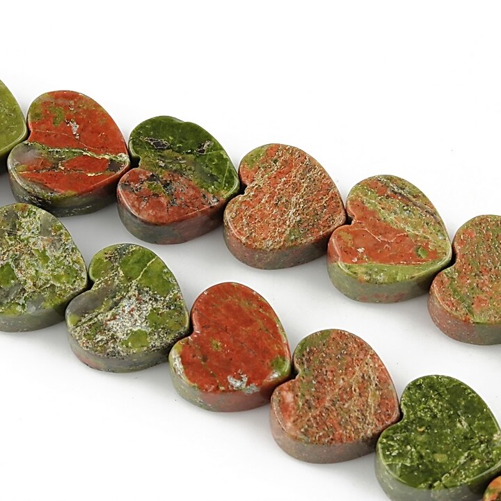 Unakite inima 10mm