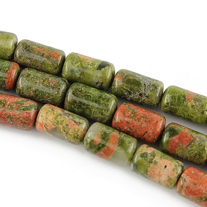 Unakite tub 10x6mm