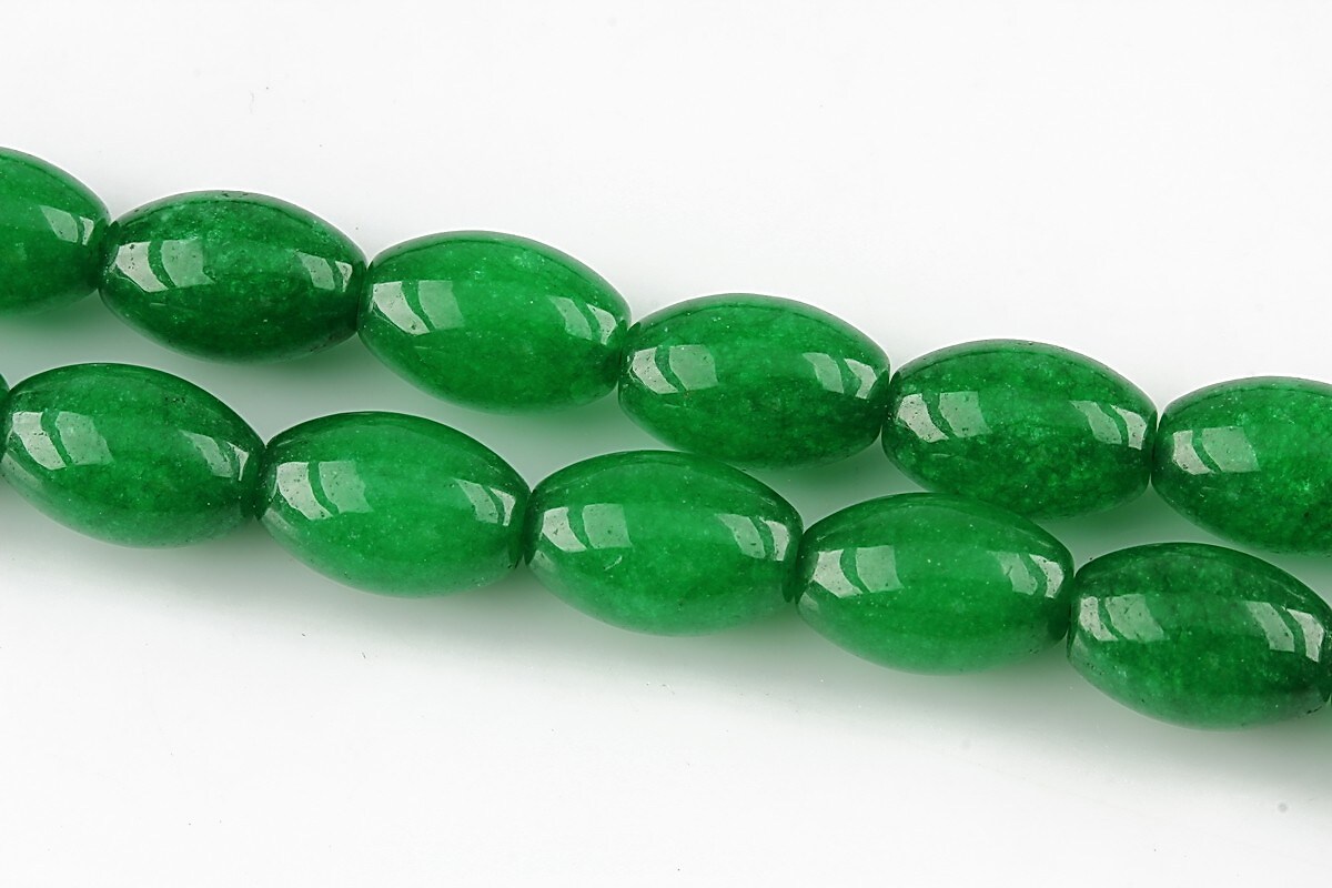 Jad butoias 12x8mm - verde