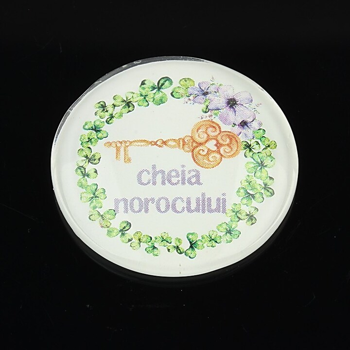 Cabochon sticla 30mm "Spring" cod 1459