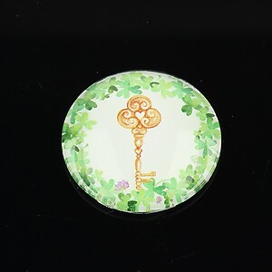 Cabochon sticla 25mm "Spring" cod 1475