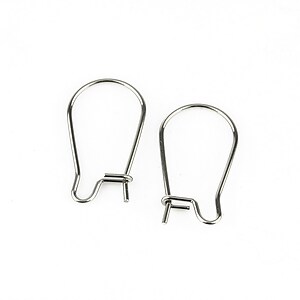 Tortite cercei otel inoxidabil 20x11mm (2 buc.)