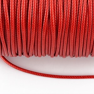 Snur cerat grosime 2mm, rosu (5m)