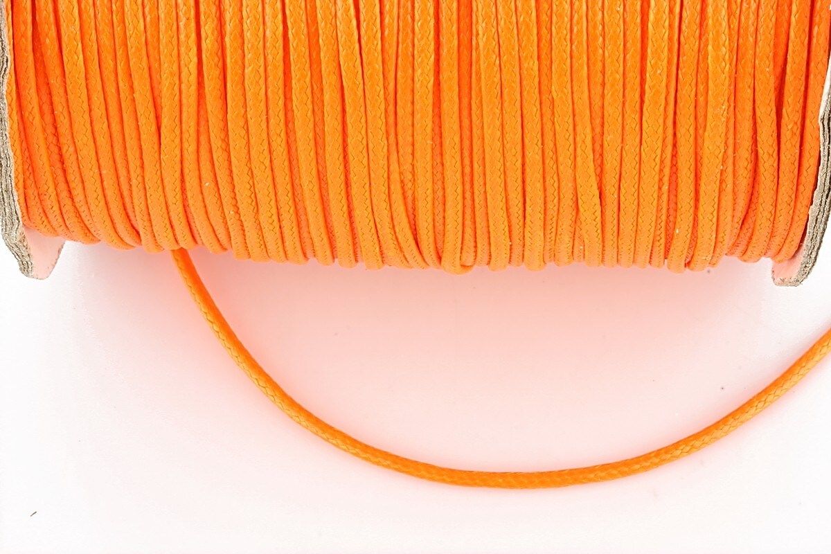 Snur cerat grosime 1,5mm, portocaliu (5m)