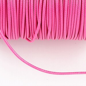 Snur cerat grosime 1,5mm, roz (5m)