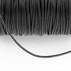 Snur cerat grosime 1,5mm, negru (5m)