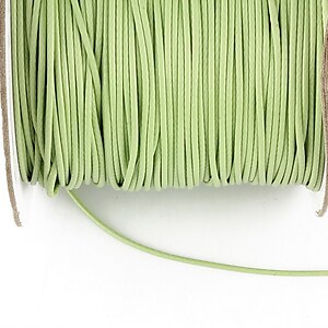 Snur cerat grosime 1mm, verde fistic (10m)