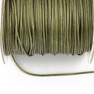 Snur cerat grosime 1mm, verde militar (10m)