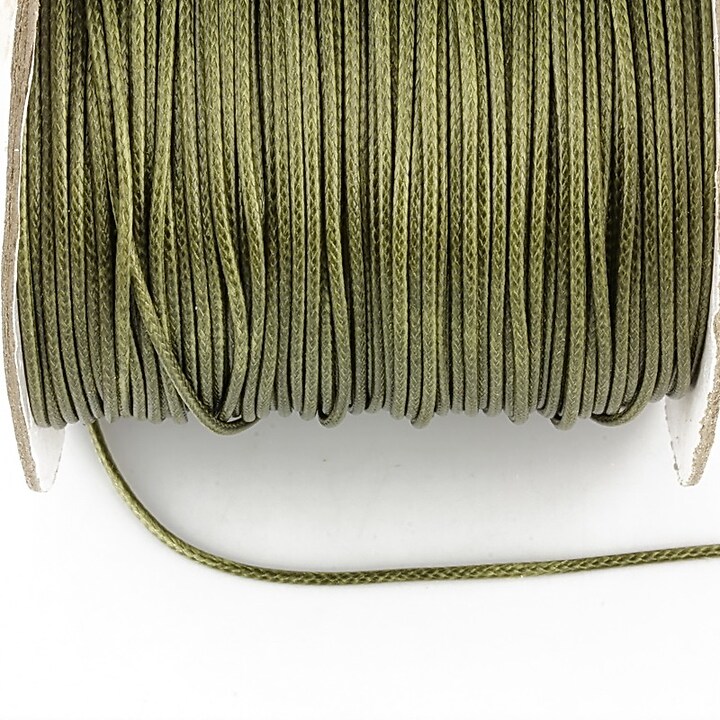 Snur cerat grosime 1mm, verde militar (10m)