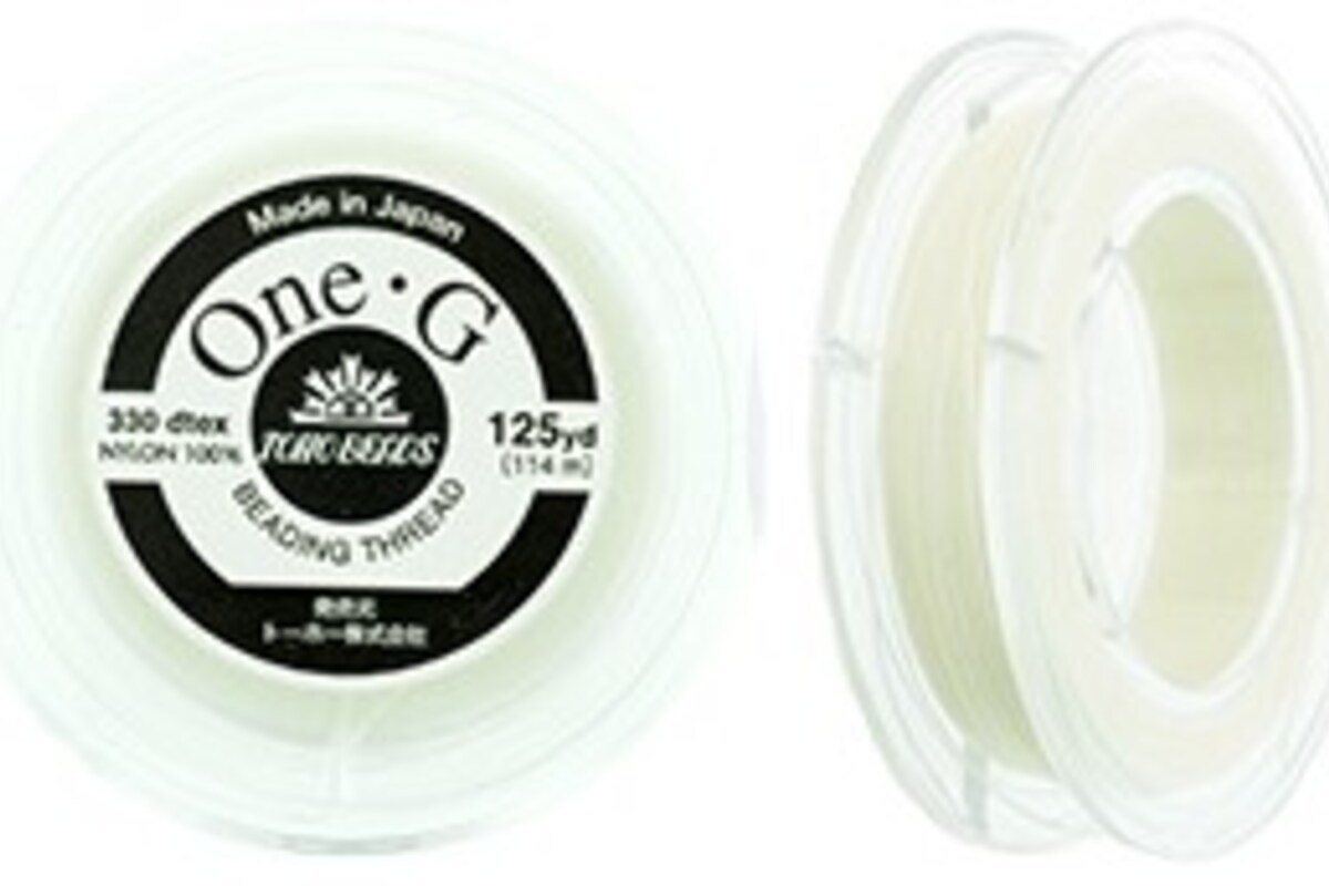 Ata de insirat margele Toho One G 114m - alb