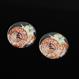 Cabochon sticla 16mm cod 1493