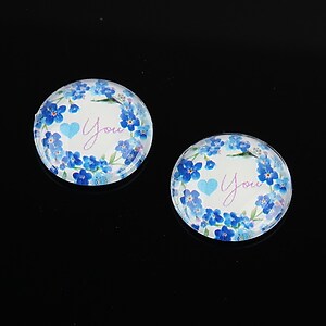 Cabochon sticla 16mm cod 1501