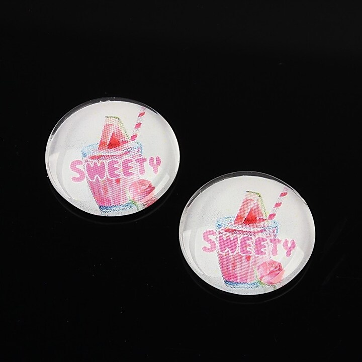 Cabochon sticla 16mm cod 1513