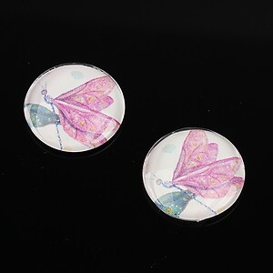 Cabochon sticla 16mm cod 1528