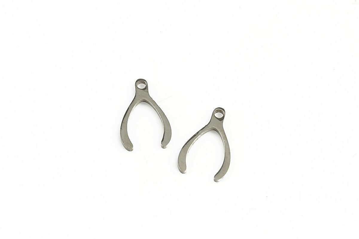 Charm otel inoxidabil iades 14x9x1mm