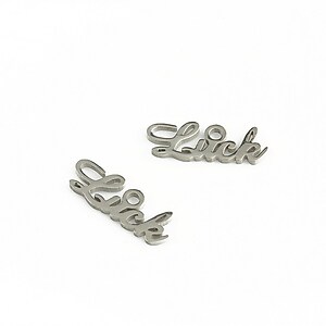 Charm otel inoxidabil luck 5,5x16x1,2mm