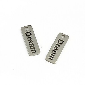 Charm otel inoxidabill dream 17x6x1mm