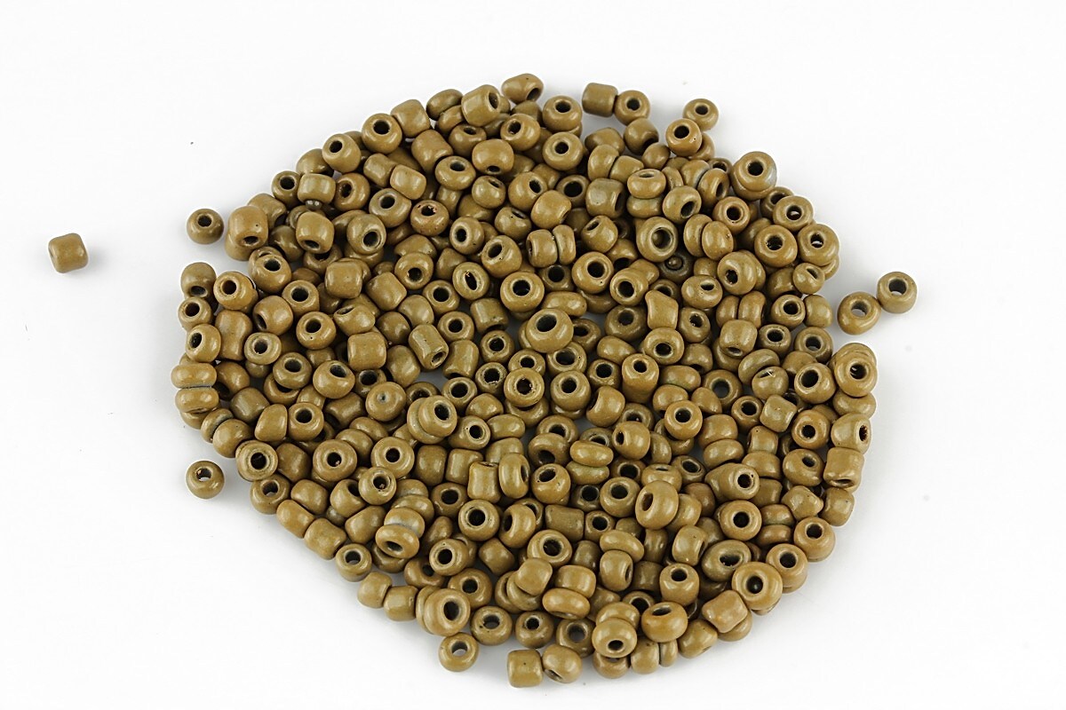 Margele de nisip 2mm opace (50g) - cod 592 - maro