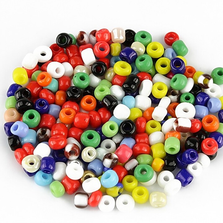 Margele de nisip opace 3mm (50g) - cod 601 - mix multicolor