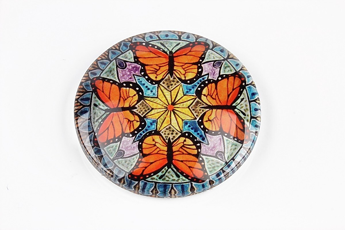 Cabochon sticla 35mm cod 1577