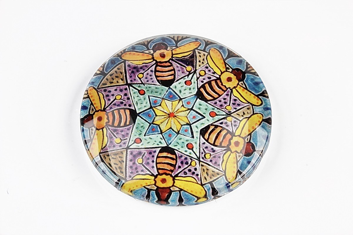 Cabochon sticla 35mm cod 1580