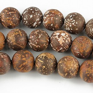 Starbust jasper frosted (mat) sfere 10mm