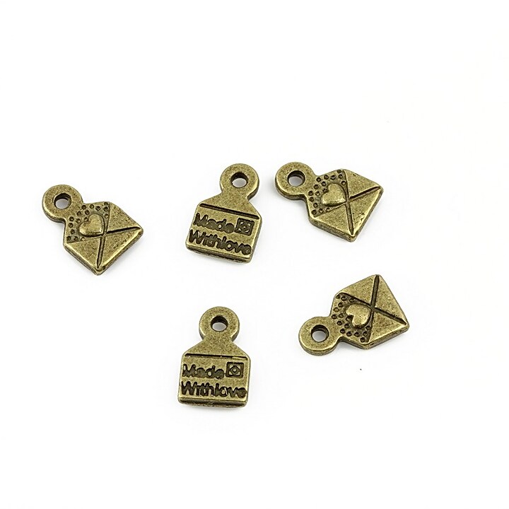 Charm bronz plic 10x6,5mm