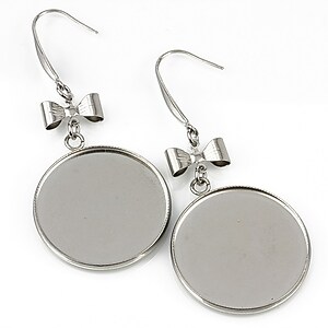 Baza cercei otel inoxidabil, 60mm, platou 25mm (2 buc.)