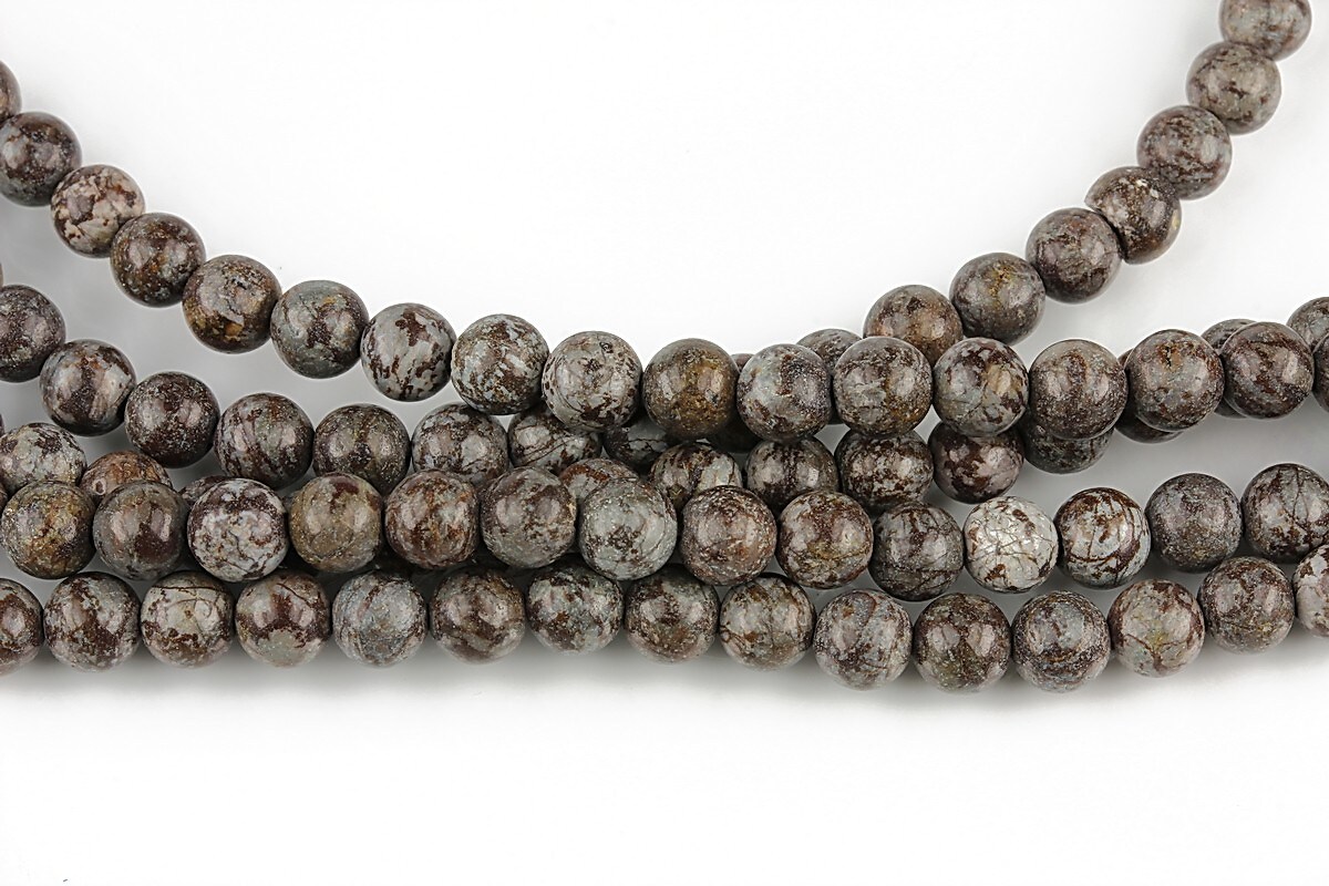 Snowflake obsidian sfere 4mm (10buc.)