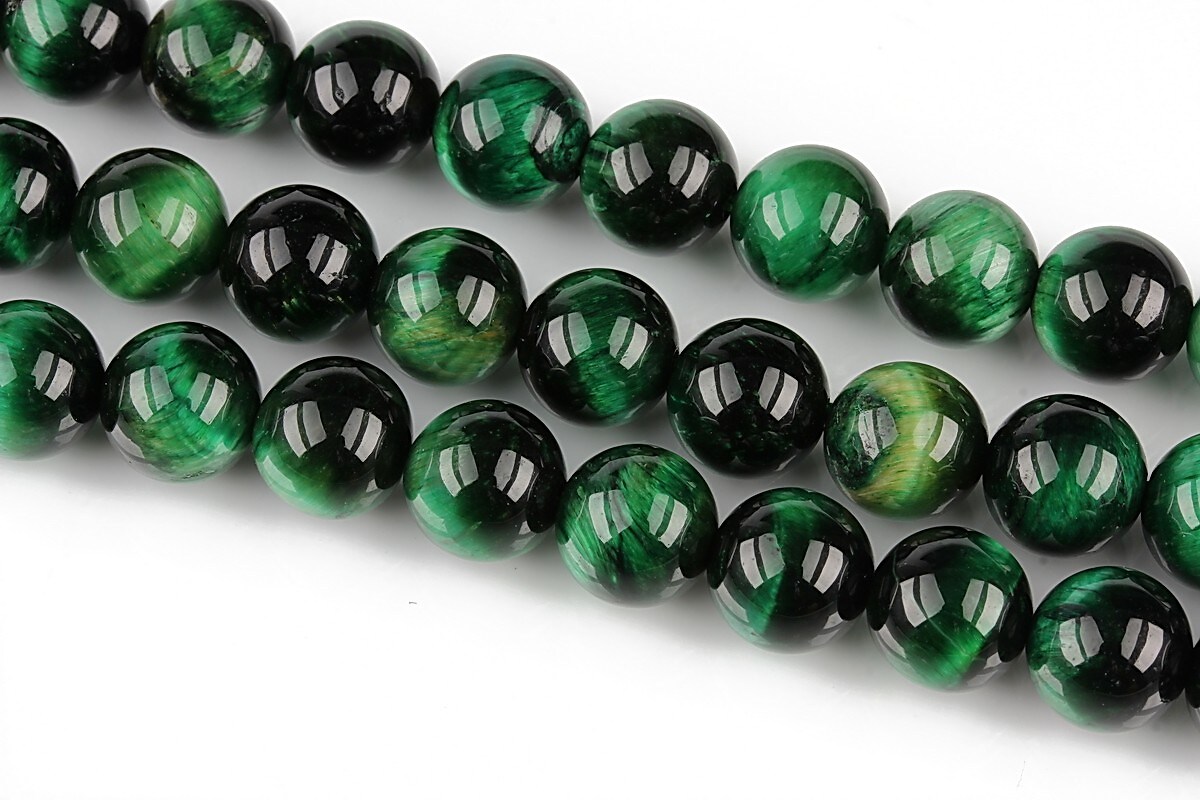 Ochi de tigru verde sfere 8mm