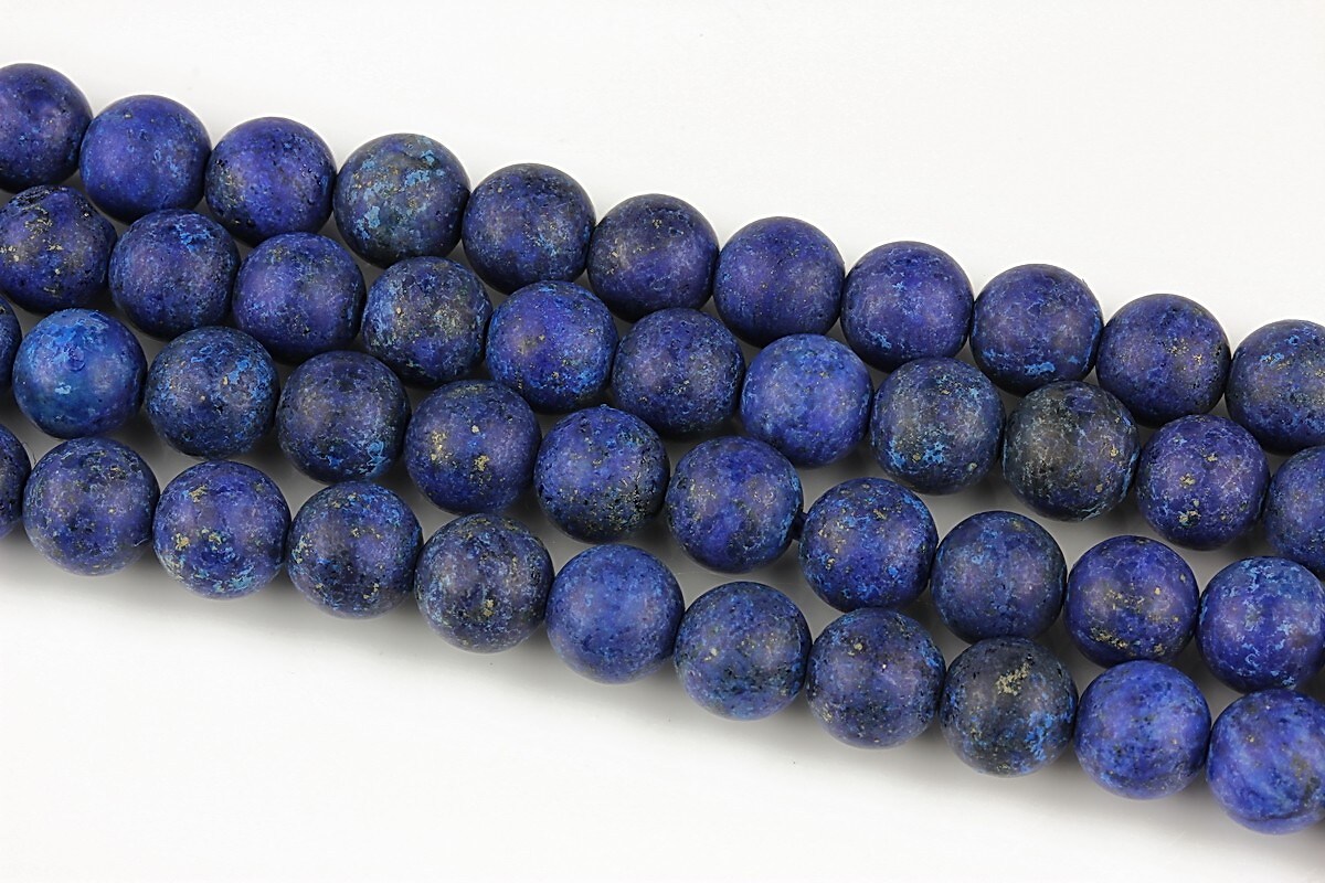 Lapis Lazuli frosted (mat) sfere 6mm