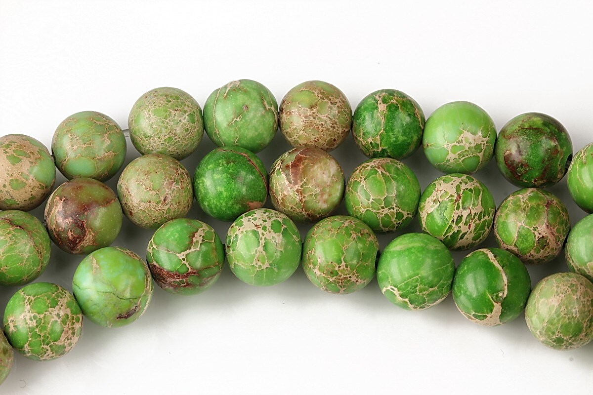 regalite de sinteza sfere 8mm - verde