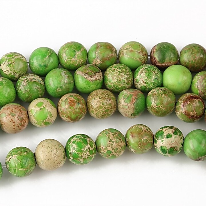 regalite de sinteza sfere 6mm - verde