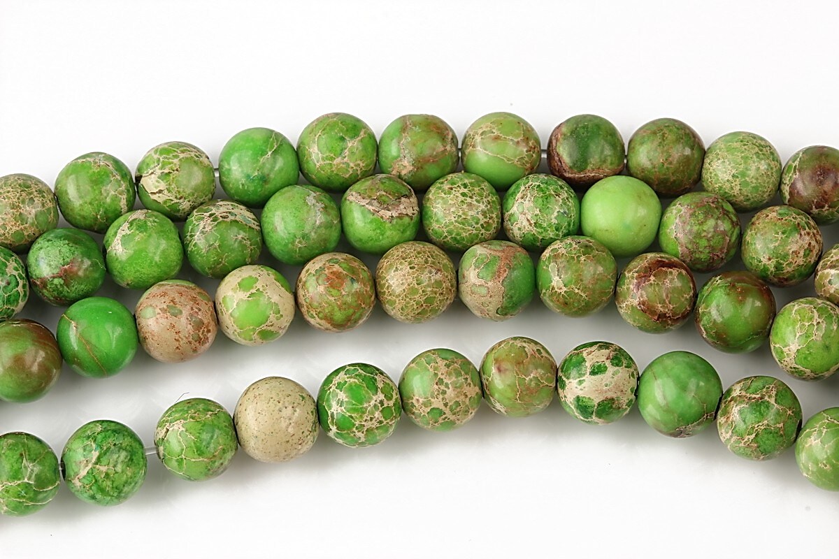 regalite de sinteza sfere 6mm - verde