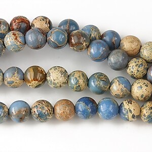 regalite de sinteza sfere 6mm - bleu