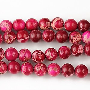 regalite de sinteza sfere 6mm - fucsia