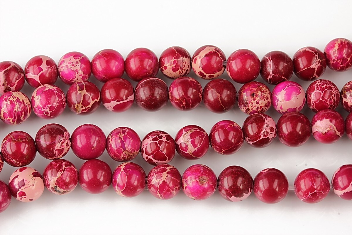 regalite de sinteza sfere 6mm - fucsia