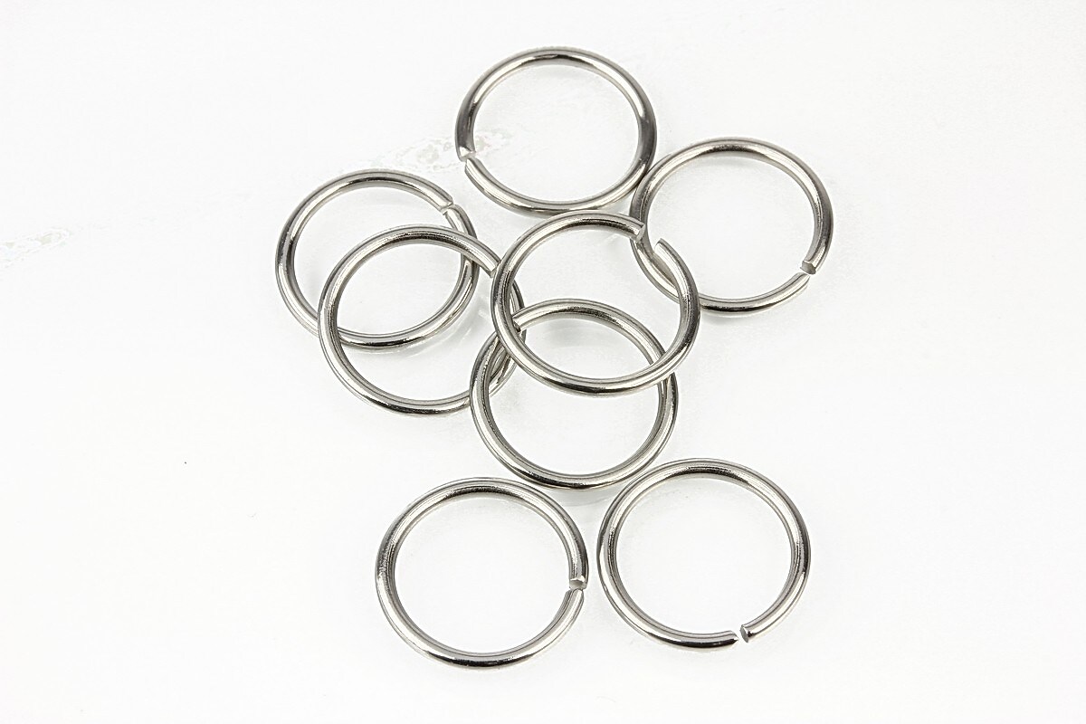 Zale otel inoxidabil 304, 12mm (grosime 1,2mm) (20 buc.)