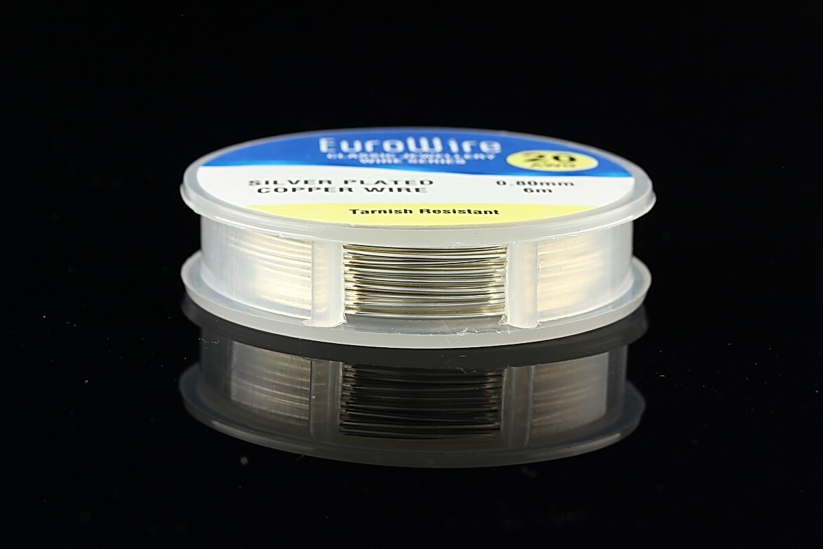 Sarma PLACATA CU ARGINT grosime 0,8 mm, rola 6m