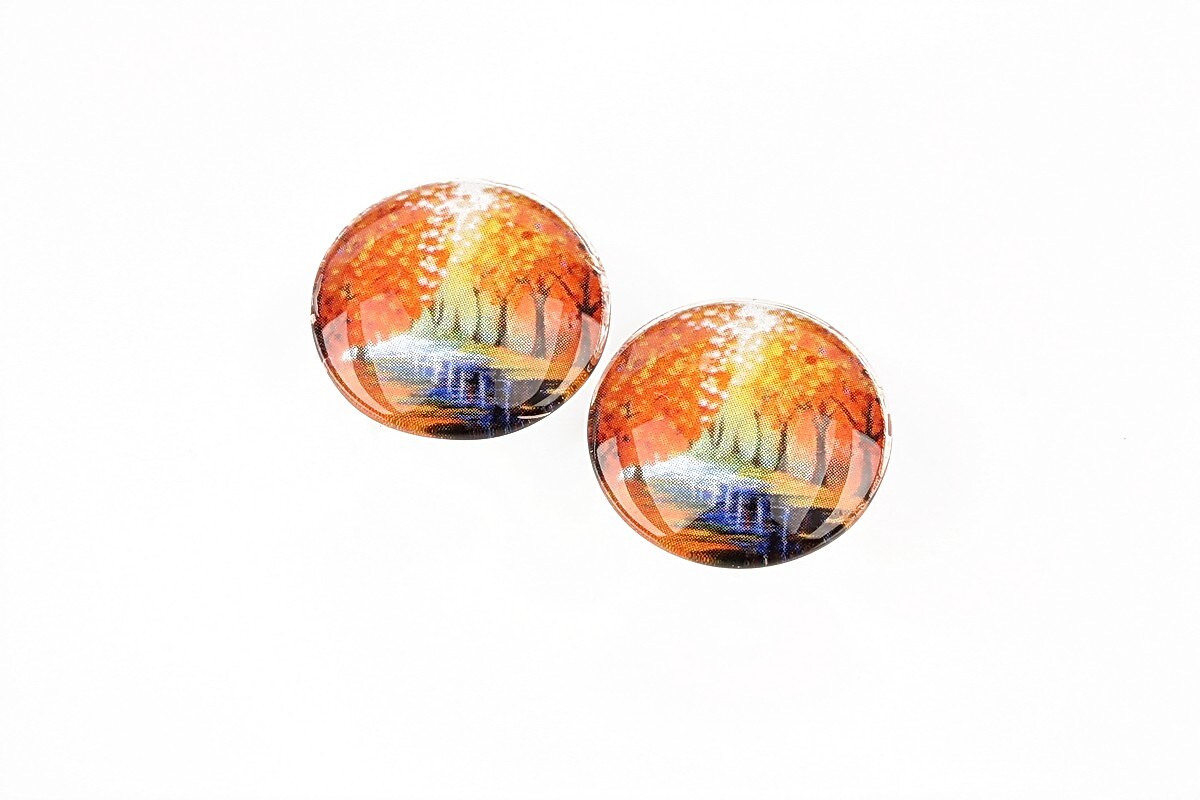 Cabochon sticla 16mm cod 1704