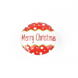 Cabochon sticla 20mm "Craciun" cod 1725