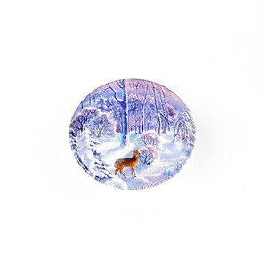 Cabochon sticla 20mm "Craciun" cod 1726